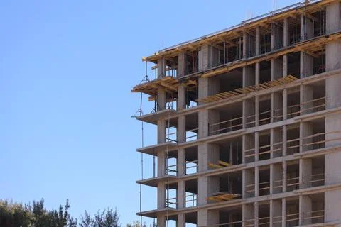 Modern buildings. Elements of architectural decorations of buildings Foto stock