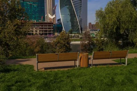 Modern buildings. Elements of architectural decorations of buildings Stock Photos