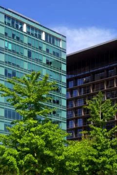 Modern buildings Stock Photos