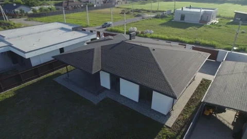 Modern Built House Video stock 220423541