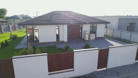 Modern Built House Video stock 220423814