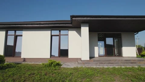Modern Built House Stock Footage 220423824