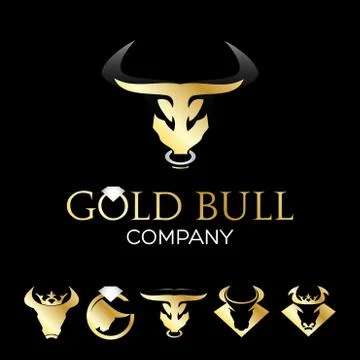 Modern bull logo Stock Illustration