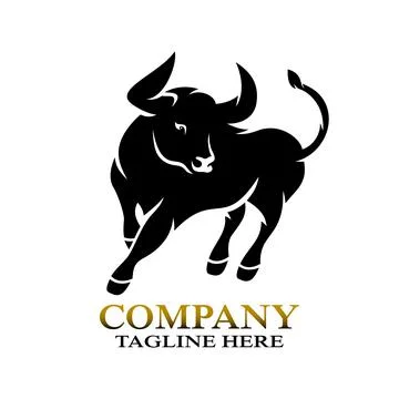 Modern bull logo. Vector illustration Stock Illustration