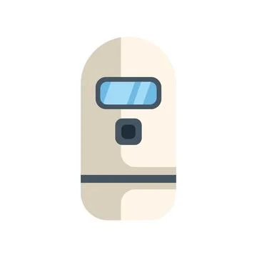 Modern bullet train front view express transportation icon Stock Illustration