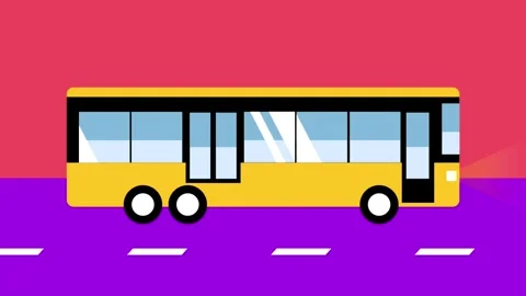 Modern Bus Transit Stock Footage 335626588