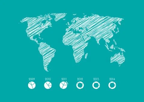 Modern business  infographics elements, vector illustration, eps10 Illustrazione stock