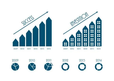 Modern business infographics elements, vector illustration, eps10 Stock Illustration