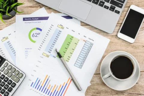Modern business intelligence Stock Photos