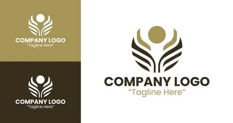 Modern Business Logo Stock Illustration