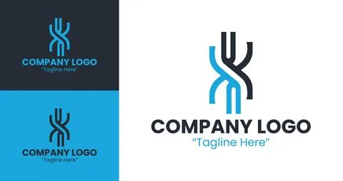 Modern Business Logo Stock Illustration
