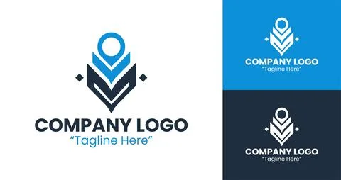 Modern Business Logo Stock Illustration