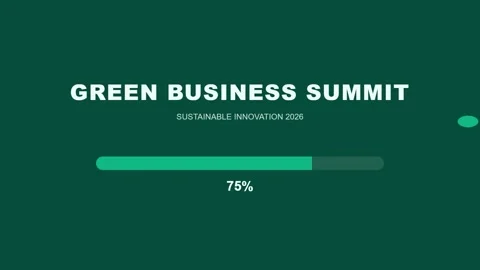 Modern business summit presentation on corporate strategy and growth concepts Stock Footage 337577331