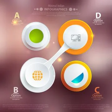 Modern business template style. Web infographic banner template. Stock Illustration
