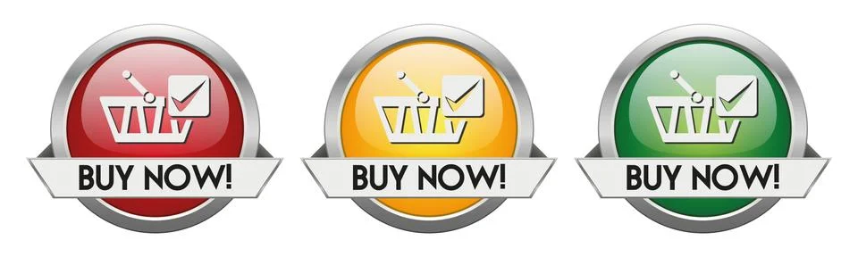 Modern Button Vector Buy Now! Stock Illustration