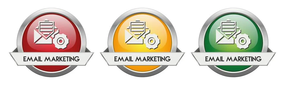 Modern Button Vector Email Marketing イラスト素材