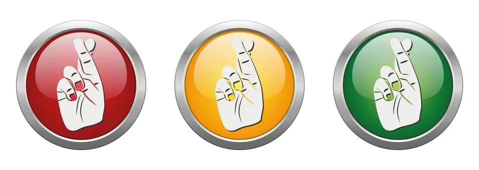 Modern Button Vector ToiToiToi 스톡 일러스트