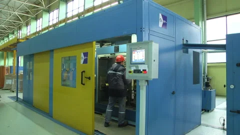 Modern cable production, cable factory. Stock Footage 233373627