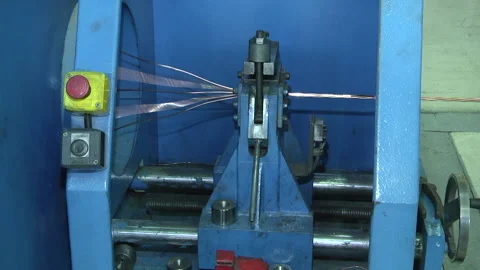 Modern cable production, cable factory. Stock Footage 233373789