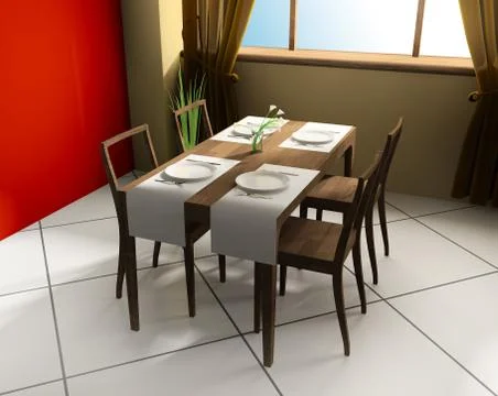 Modern cafe Stock Illustration