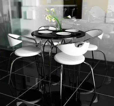 Modern cafe Stock Illustration