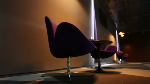 Modern  Cafe, interior, steadicam Stock Footage 43753313