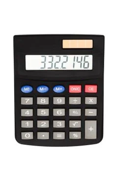 Modern calculator Stock Photos