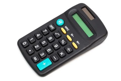 A modern calculator Foto stock