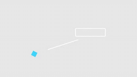Modern Callout Title with Blue Square Indicator and Alpha Channel Stock Footage 337291767