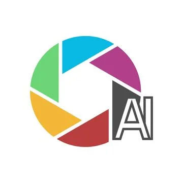 Modern Camera Logo Illustration Stock Illustration