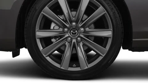 Modern car details compilation Machine Gray Metallic 2019 Mazda MAZDA6 Touring Stock Footage 159590980