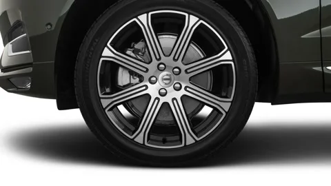 Modern car details compilation Pine Gray Metallic 2018 Volvo XC60 T6 Inscription Stock Footage 159589099