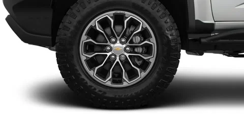Modern car details compilation Silver Ice Metallic 2019 Chevrolet Colorado ZR2 Stock Footage 159590313