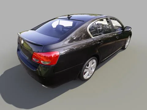 Modern car on a gray 스톡 일러스트
