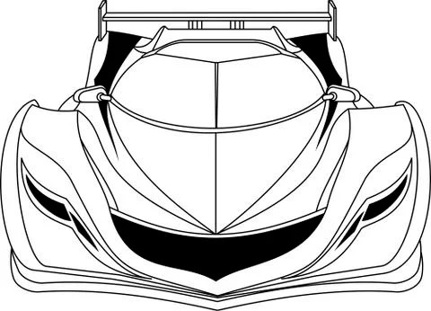Modern car Stock Illustration