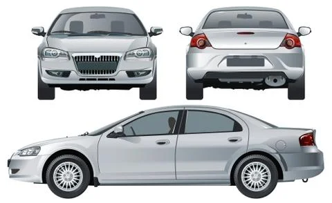 Modern car Stock Illustration