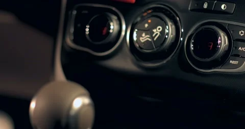 Modern car interior Stock Footage 88981346