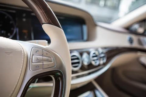 Modern car interior 写真素材