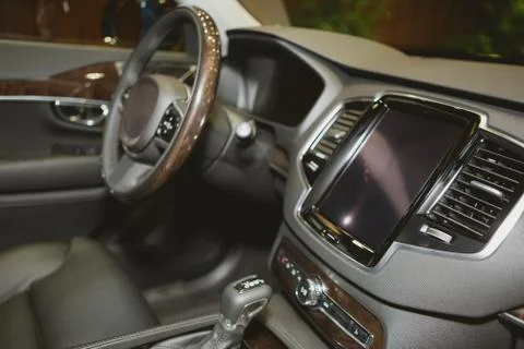 Modern car interior Stock-Fotos