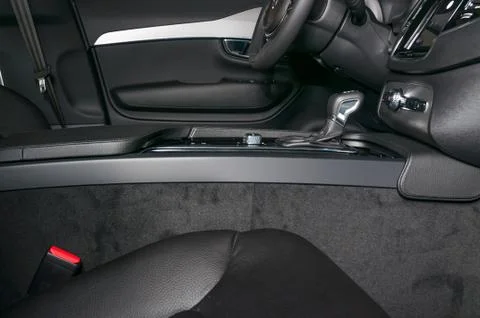 Modern car interior Stock Photos