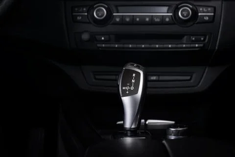 Modern  car interior Stock Photos