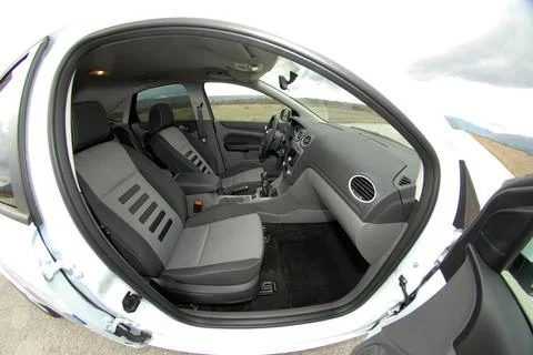 Modern car interior Stock Photos