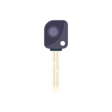 Modern car key with remote control locking system Stock Illustration