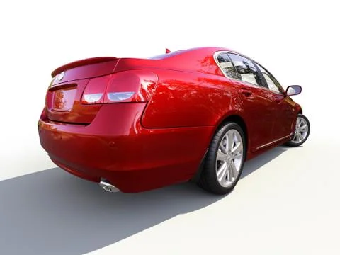Modern car on a light background 스톡 일러스트