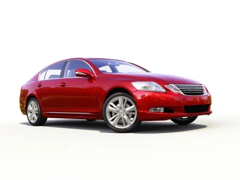 Modern car on a light background 스톡 일러스트