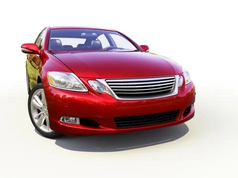Modern car on a light background Stock-Illustration