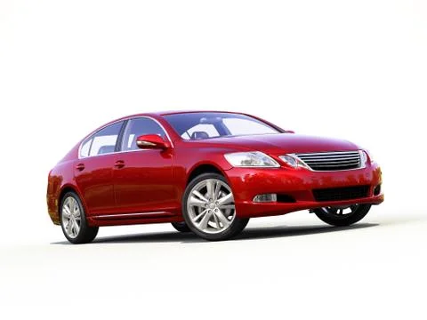 Modern car on a light background Иллюстрация