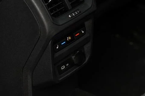 Modern car outlet socket. Closed 12V power outlet socket. Stock Photos