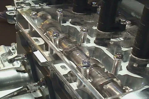 Modern car power engine Stock Footage 102289