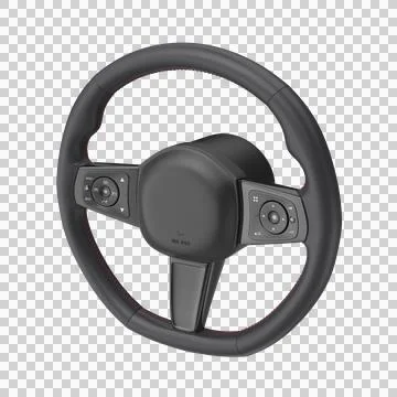 Modern car steering wheel Stock Illustration